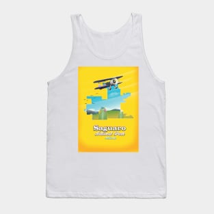 Saguaro national park Arizona map Tank Top